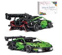 Technology SportsCar Building Kit for Lambo, 1644 Pieces Supercar Model Building Blocks, Race Car TechniqueCar Collectable Model, MOC RacingCar Kit STEM Toys Gifts for 16+ Teen Adult