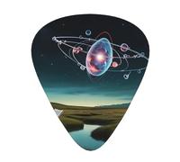 technology surreal book Durable guitar picks - three thicknesses of thin, medium and thick are available, suitable for guitar, bass, electric guitar and ukulele