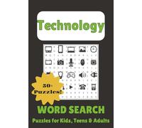 Technology Word Search Puzzle Book: With Easy to Read Print about Coding Concepts, Computer Science, Programming Languages and More | 6x9 inches, 110 ... Gift for Vacations, Holidays, and Free Times