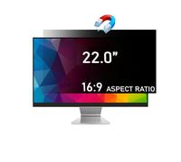 TECHNOLOGYVS 22 Inch Computer Privacy Screen Filter for 16:9 Aspect Ratio, Anti Blue Light Glare Removable Screen Protective Film