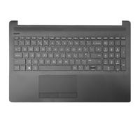 TECHNOLOGYVS Replacement For HP 250 255 G7 L50000-031 RTL8821CE Palmrest Cover With UK QWERTY Keyboard And Touchpad