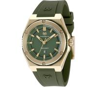 Technomarine Coral - Legacy TM-416083 Women's Watch - Waterproof - Analogue - Quartz Movement - Stainless Steel with Green dial - 36mm