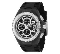 Technomarine Cruise TM-121180 Men's Watch - Waterproof - Analogue - Quartz Movement - Stainless Steel with Black dial - 45mm