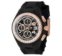 Technomarine Cruise TM-121200 Women's Watch - Waterproof - Analogue - Quartz Movement - Stainless Steel with Black dial - 40mm