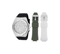 Technomarine Cruise TM-124016 Men's Watch - Waterproof - Analogue - Quartz Movement - Stainless Steel with Silver dial - 45mm