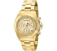 Technomarine Manta TM-219013 Women's Watch - Waterproof - Analogue - Quartz Movement - Stainless Steel with Gold dial - 38mm