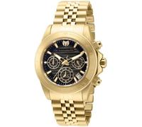 Technomarine Manta TM-219030 Women's Watch - Waterproof - Analogue - Quartz Movement - Stainless Steel with Black dial - 38mm