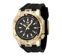 Technomarine Manta TM-224011 Men's Watch - Waterproof - Analogue - Quartz Movement - Stainless Steel with Black dial - 49mm