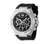 Technomarine Manta TM-224012 Men's Watch - Waterproof - Analogue - Quartz Movement - Stainless Steel with Black dial - 49mm