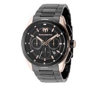 Technomarine Ocean - Nomad TM-318092 Men's Watch - Waterproof - Analogue - Quartz Movement - Stainless Steel with Black dial - 43mm