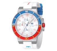 TechnoMarine Racing Legends Men 43.00mm Stainless Steel Steel White+Silver dial VH67 Quartz