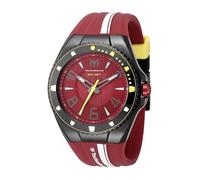 TechnoMarine Racing Legends Men 44.00mm Stainless Steel Black Dark Red dial PC21 Quartz