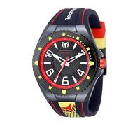TechnoMarine Racing Legends Men 44mm Stainless Steel Black + Blue Black Dial PC21 Quartz