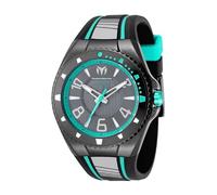 TechnoMarine Racing Legends Mens 44mm Stainless Steel Black Grey Dial PC21 Quartz