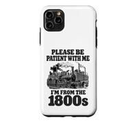 Technophobe from the 1800s Funny Industrial Revolution Train Case for iPhone 11 Pro Max