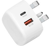 TECHNOPLAY USB C Wall Charger PD 20W Fast charger Dual port Compatible with iPhones 16/15/14/14 Pro Max/13/13 Pro-Max/12/12 Pro Max/11 /iPad/Samsung/Oneplus/huawei/htc