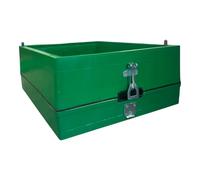 Technoset Medium (WSP) Super - Langstroth with Latches (Green)