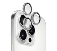 Technovate For iPhone 16 Pro/ 16 Pro Max Camera Lens Protector, Anti-Scratch, Metal Alloy & Sapphire Glass Material Camera Cover, Does Not Affect Night Shots, Military-Grade Drop Protection Silver