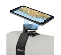 TECHO Magnetic Pilot Kneeboard for iPad & Tablets - Universal Aviation Knee Board Holder with Strong Grip, Secure Strap for Cockpit Navigation, Driving & Hands-Free Home Use