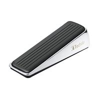 Techoln Metal & Rubber Door Stop - Door Wedge Holder for All Surfaces, Easy Storage Wall Security (1, Black Silver)