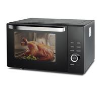 Techomey 1000W Combination Microwave Oven, Combination Microwave Oven and Grill 2400W, Convection 2400W for Home Fry, Low Temp. Control, ECO Mode, Easy Clean, 34L