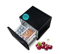 Techomey 12V Drawer Fridge, 50L, 12V Fridge for Campervan, Home, Caravan, Van, Camper, Motorhome, 12V/240V, 0℃-15℃, Five Temperature Control Levels