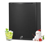 Techomey 12V Fridge, Campervan Fridge with Reversible Door, Silent 12 Volt Refrigerator with Lock and Key, 53L