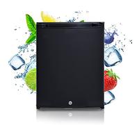 Techomey 12V Fridge for Campervan,12 Volt Fridge 40L, Campervan Refrigerator with Lock for Caravan, Motorhome, Boat, Bedroom, Car, Truck, Black，Silence