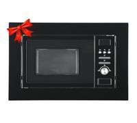 Techomey 2-IN-1 Integrated Microwave, Built In Microwave 800W, Microwave Oven and Grill 1000W, Digital Integrated Microwave Oven Built In, Child Lock, Easy Clean, 20L