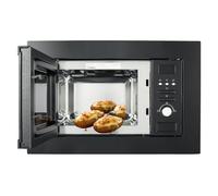 Techomey 20L Integrated Microwave, Digital Integrated Microwave Oven, Built In Microwave 800W, Microwave Oven and Grill 1000W, Child Lock, Easy to Clean,