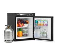 Techomey Caravan Camping Fridge 40L, 3 Way Fridge-12V/240V/LPG, Silent
