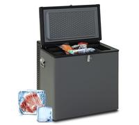 Techomey Gas Fridge Freezer, 3 Way Gas Fridge, Chest Freezer 12V 240V for Motorhome, Camper, Caravan, RV, Truck, 70L, Silent