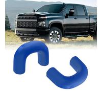 TECHPICCO Tow Hook Covers Fit for Chevy Silverado 2500/3500 HD, Hitch Cover Front Customized Car Tow Hooks Compatible with Chevrolet Chevy Silverado 2500/3500 Accessories (Blue)