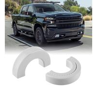 TECHPICCO Tow Hook Covers for Chevy Silverado 1500 2007-2024 Custom Front Hitch Cover Compatible with Chevrolet Silverado 1500 2007-2024 (White)