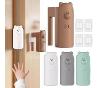 TECHPLUS 4PCS Silicone Door Pinch Guard, 2024 New Hinge Install Door Slam Stopper - Door Finger Pinch Guard Designed for Children,Kids,Baby and Pet Safety