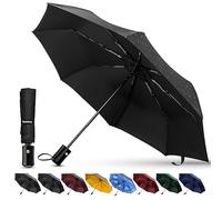 TechRise Umbrella, Compact Strong Windproof Automatic Umbrellas, Folding Lightweight, Portable Travel Golf Umbrella for Rain, One Button Auto Open and Close
