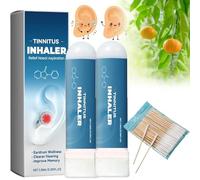 Techsilen,Techsilen For Tinnitus,Tech Silent For Tinnitus,Tec Silen Tinnitus Inhaler,Techsilen Tinnitus Inhaler,Techsilen Relief For Ringing Ears,Tinnitus Relief Nasal Aspiration Rod Ear Care (2PCS)