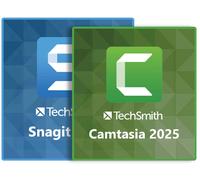 TechSmith Camtasia 2026 + Snagit 2026 Bundle Renewal Corporate Renewal 1 Year 1-4 User(s)