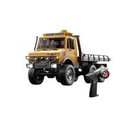 TechSpieler 1/18 Scale RC Truck, 6WD All-Terrain Off-Road RC Emergency Crawler, Gift For Teens And Adult (Yellow)