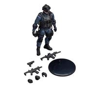 TechSpieler 1/18 Scale Speicial Forces Soldier Figure, Articulated Military Soldiers Models Army Men with Military Weapons Accessories, Vintage Collection Models Birthday Gifts
