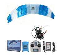 TechSpieler 2.4G 128 cm Wingspan RC Paraglider, Electric Stunt Mini Paraglider Model Stunt Flight at High Height RC Aeroplane Model, Holiday and Birthday Gift (RTF Version)