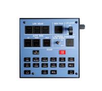 TechSpieler A103 Landing Gear Indicator Integrated Panel for MSFS 2020/2024, Flight SIM Home Cockpit A32X/A31X/XECAM, Game for Flight Simulation Enthusiasts