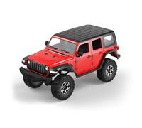 TechSpieler SG-2403 1/24 RC Off-Road Car, 2.4G Full-Time 4WD Full-Proportional RTR Remote Control Crawler, Rc Gift For Climbing Car Rnthusiasts And Teens (Red C)