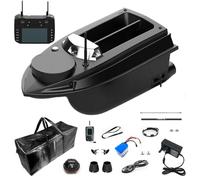 TechSpieler V030 12V RC Bait Boat, 2.4G Fishing Boats with GPS Position, for Fishing Fans (Fish Finder Version)