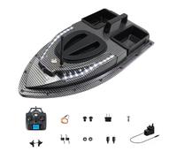 TechSpieler V900 RC Bait Boat, 12000mAh 1.5kg Capacity Dual-Hopper GPS Fishing Boat with Auto Release