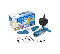 TechSpieler XK A500 RC Plane, 3D/6G 2.4G 4CH 350 mm Wingspan Realistic Remote Controlled EPP Rigid Wing Plane Model, Gift for Aircraft Lovers (RTF)