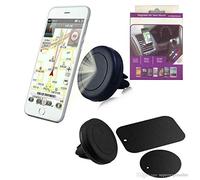 Techstyleuk® BEST STRONG UNIVERSAL MAGNETIC CAR PHONE HOLDER AIR VENT MOUNT 360° COMPATIBLE FOR ALL MOBILE IPHONE, SAMSUNG Acer, SONY, LG, BenQ, BlackBerry,