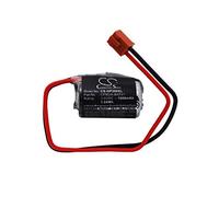 TECHTEK Battery 1000mAh compatible with [Omron] CJ1, CJ1G, CJ1H, CPM2A, CQM1H, NS7 replaces CPM2A-BAT01 FBA