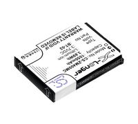 TECHTEK Battery 1050mAh compatible with [ZOOM] 247-9036, Q4, Q4 Handy Video Recorder, for [Silvercrest] Action Cam SCAA 5.00 A1, for [SeaLife] DC2000, DC2000 Pro, for [HP] LC200W, LC200W Mini WiFi Ca