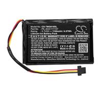 TECHTEK Battery 1100mAh compatible with [TomTom] for 4FA60, for Go 610, for Go 620, for Essential, for Navigator 6 replaces AHA1111107, P6 FBA